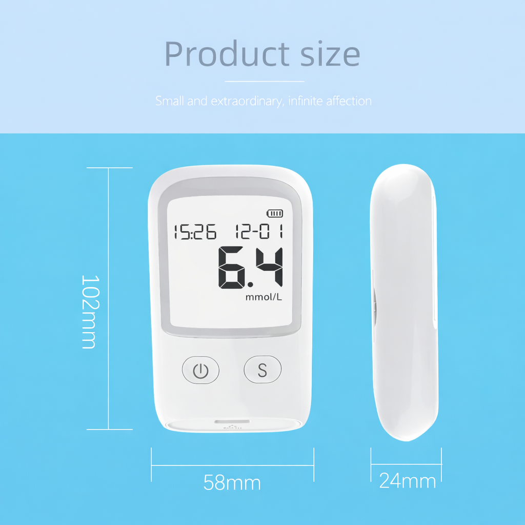 PORTABLE BLOOD GLUCOSE METER